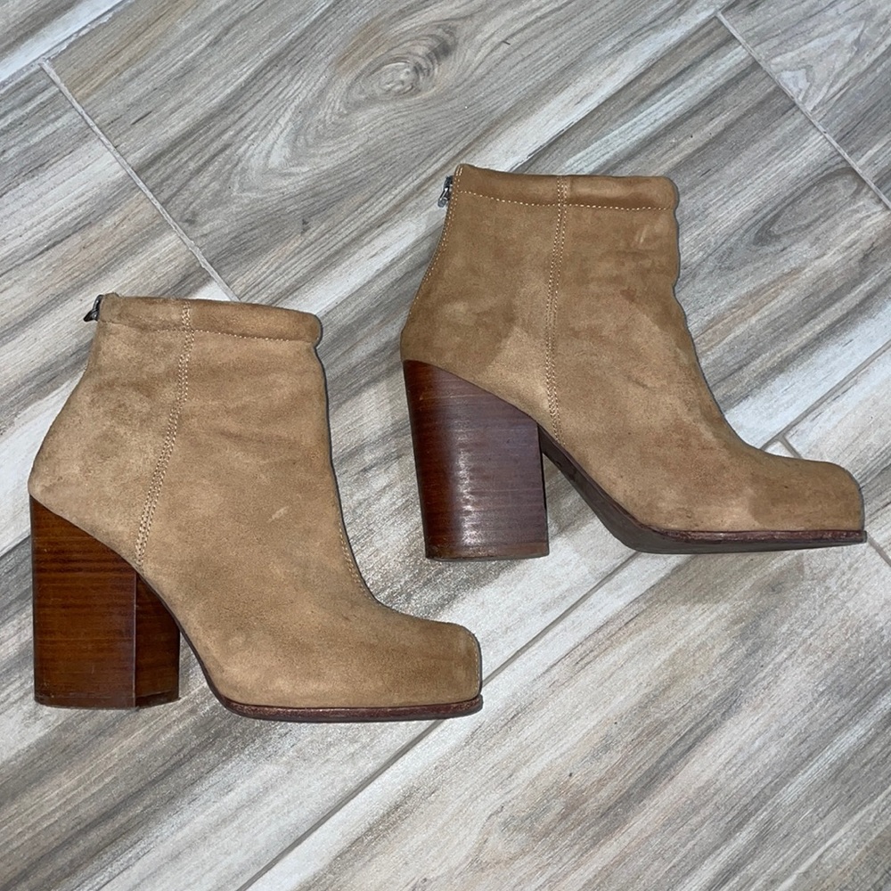 Jeffrey Campbell Suede Brown Booties